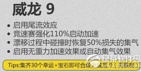 跑跑卡丁车威龙9怎么获得 跑跑卡丁车威龙9视频属性介绍2