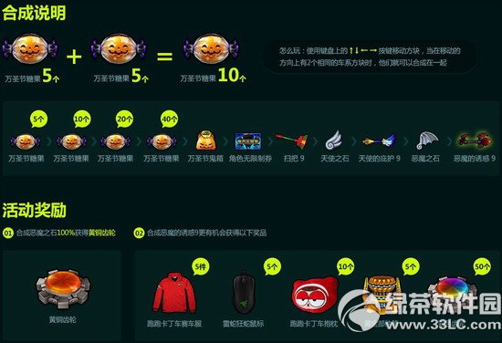 跑跑卡丁车超级变变变活动介绍 万圣节合成大作战3