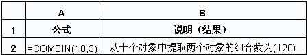 Excel计算组合数或二项系数的COMBIN函数_本站