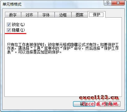 如何隐藏Excel单元格中的公式_本站