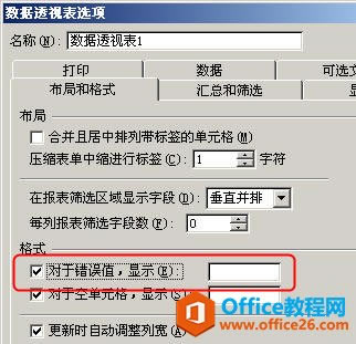 Excel2010数据透视表技巧：隐藏错误值_本站