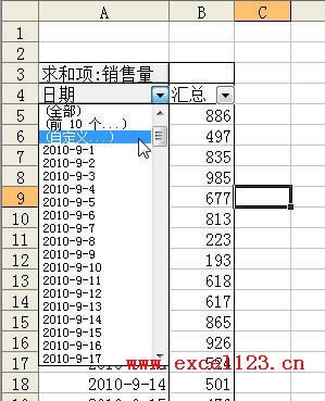 怎样在excel数据透视表中进行日期筛选？_本站