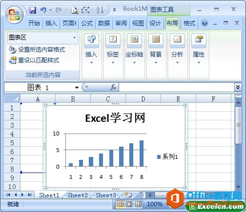 excel图表标题的设置方法