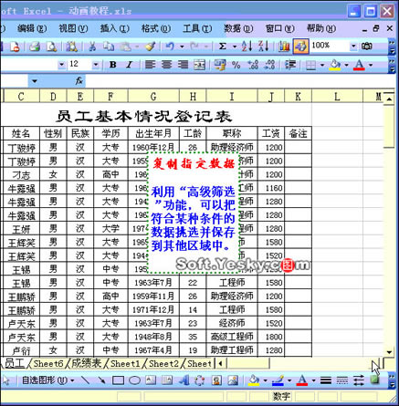 Excel高级筛选