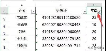excel筛选技巧，但是你有没有注意到Excel这个小技巧？