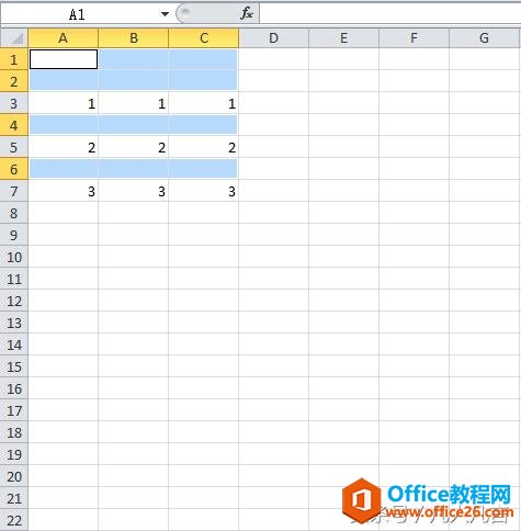 Excel中如何查找并删除没有规律的空单元格?