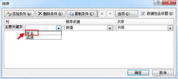 Excel表格中怎样根据笔画排序?