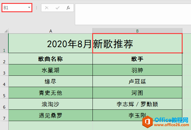 excel如何在不合并单元格的情况下使标题文字居中显示