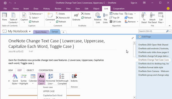 从 OneNote 导出页面为 HTML,并转换页面内部链接为 HTML 文件里的锚链接