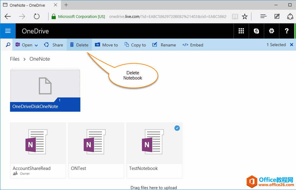 ȫɾһ OneNote ʼǱ