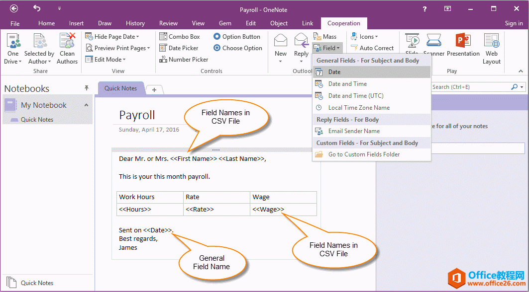  OneNote дһʼģҳ