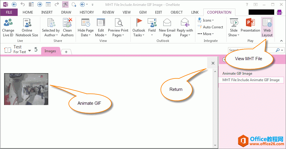 OneNote в GIF 