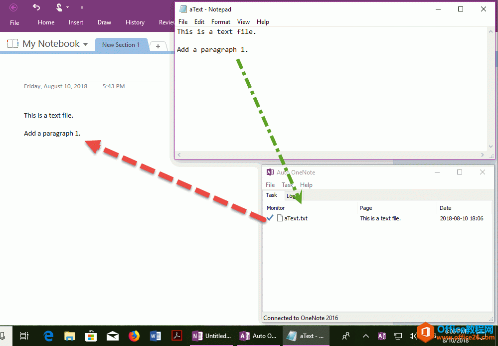 ͬˢıļݵ OneNote ҳ