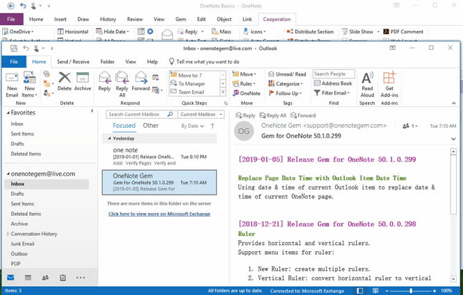 ʹֱʼ䱦 Outlook ʼʱ滻 OneNote ҳʱ䡣
