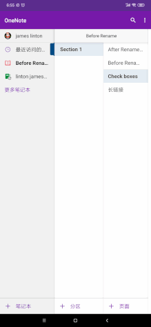 OneNote ƽģʽĵб 