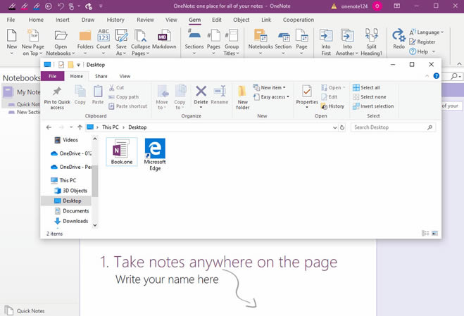 ֱͨʼ䱦һWindowsļгΪһOneNoteʼǱ
