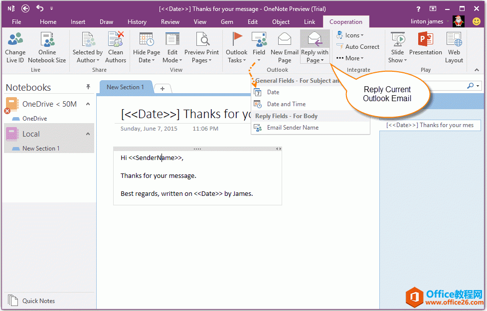  OneNote ҳģ