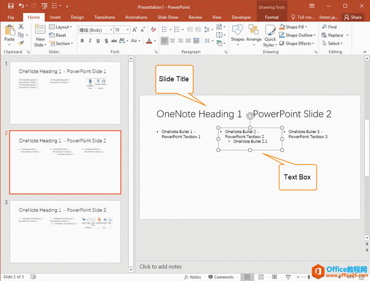 生成的 PowerPoint 演示文稿