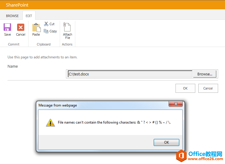 SharePoint 2013 Error - File names can&#039;t contain the following characters: &  ?  # {} % ~ / \_վ