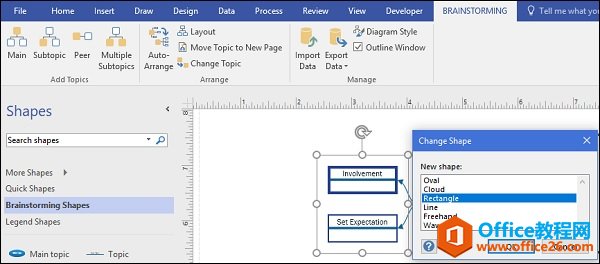 Visio Զ״ʽ벼