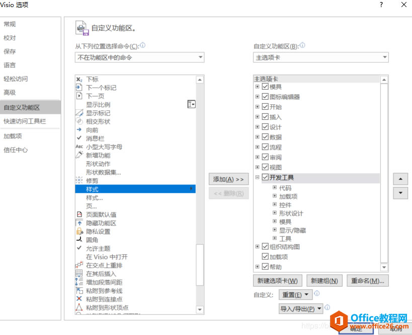 Visio设置默认字体大小