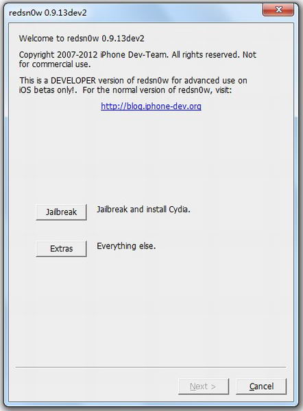 ѩRedsn0w0.9.13dev2ԲԽiOS6 beta2̼