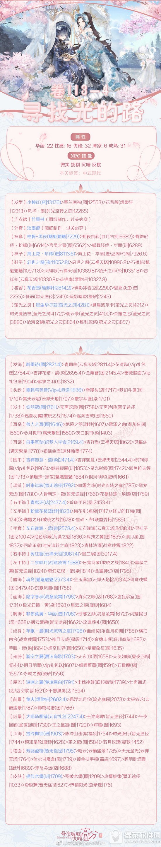 奇迹暖暖II3-4怎么搭配 奇迹暖暖卷II3-4寻找光的路顶配攻略1